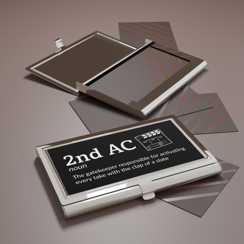 2nd AC Definition _ Camera Team Business Card Case