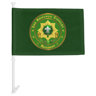 2nd ACR Armored Cavalry Regiment Car Flag