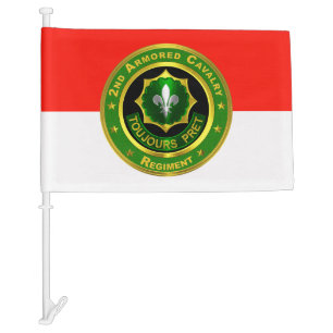 2nd ACR Armored Cavalry Regiment Car Flag