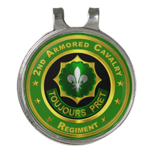 2nd ACR Armored Cavalry Regiment Golf Hat Clip