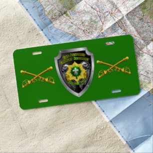2nd ACR Armored Cavalry Regiment  License Plate
