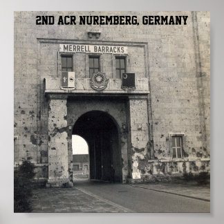 2nd ACR Headquarters Nuremberg, Germany Poster