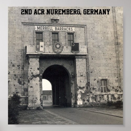 2nd ACR Headquarters Nuremberg Germany Poster