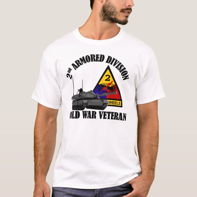 2nd AD Cold War Vet T-Shirt (Front)