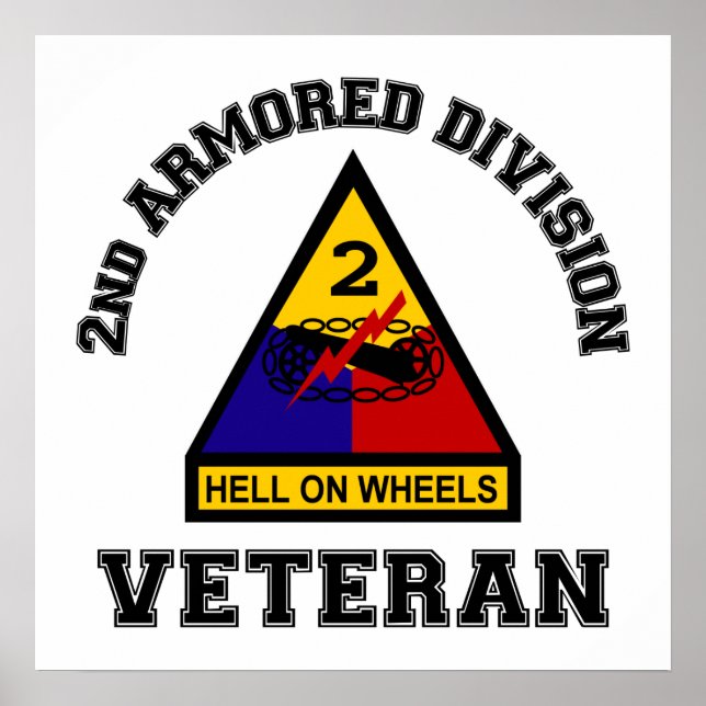 2nd AD Vet - College Style Poster (Front)