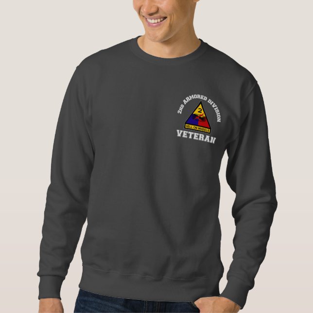 2nd AD Vet - College Style Sweatshirt (Front)