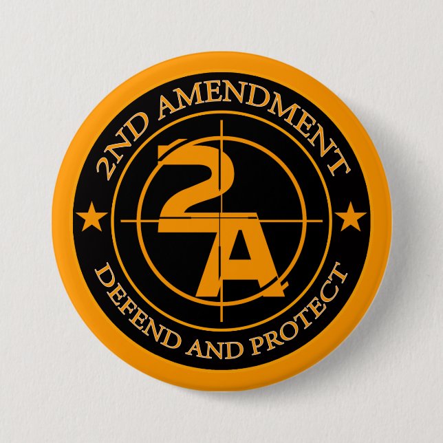2nd Amendment 3 Button (Front)