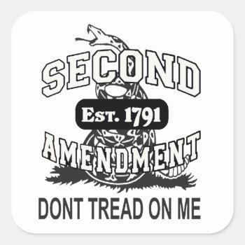 2nd Amendment Bear Arms Gadsden Flag Sticker Usa by Sturgils at Zazzle