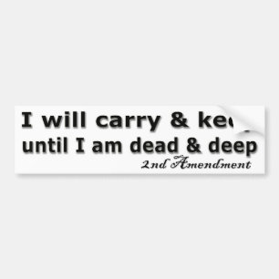 2nd Amendment Bumper Sticker