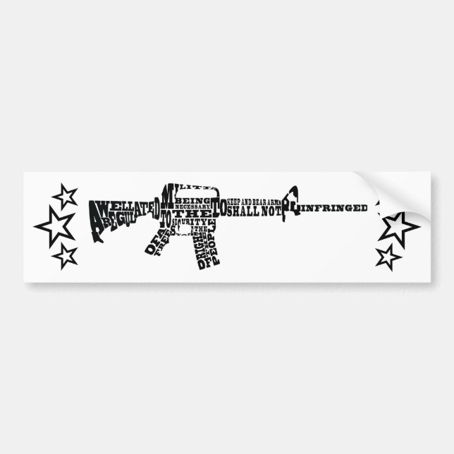 2nd Amendment Bumper Sticker (Front)