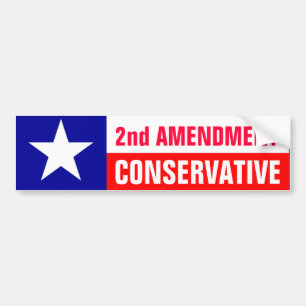 2nd Amendment Conservative Bumper Sticker