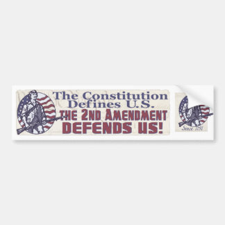 Pro Second Amendment Bumper Stickers - Car Stickers | Zazzle