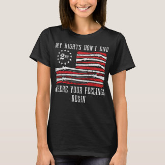 2nd Amendment Feelings America USA Patriotic Funny T-Shirt