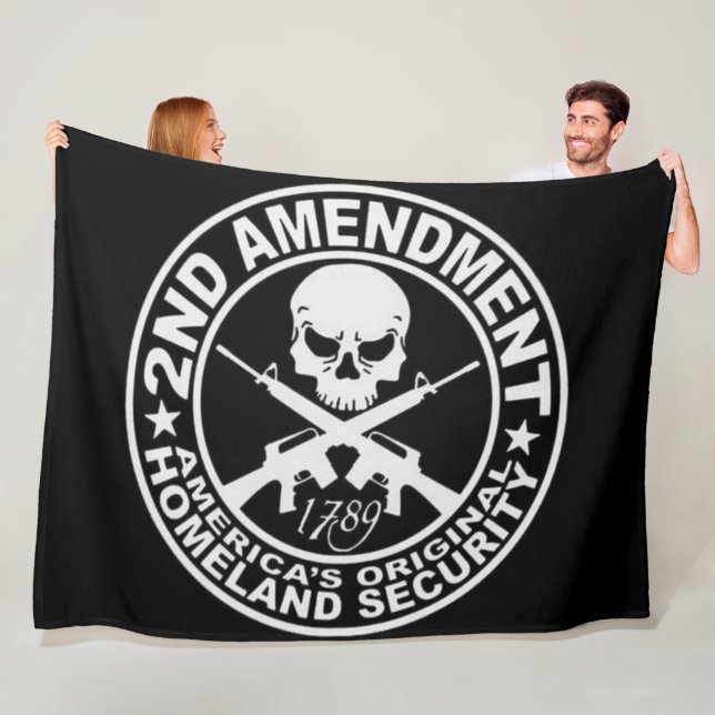 2nd AMENDMENT Fleece Blanket (In Situ)