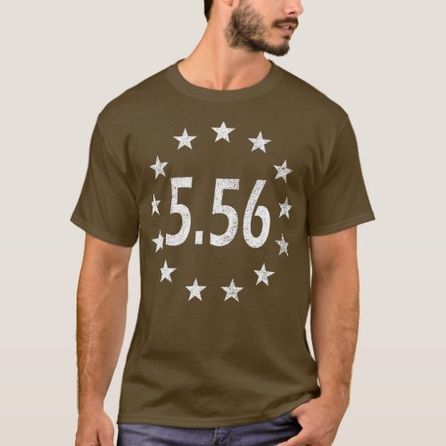 2nd Amendment For Men 556 2A AR15 Accessories Pro  T_Shirt