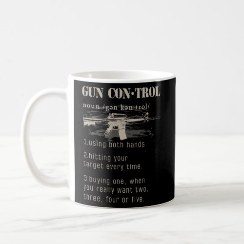 2Nd Amendment Gun Control Definition Coffee Mug