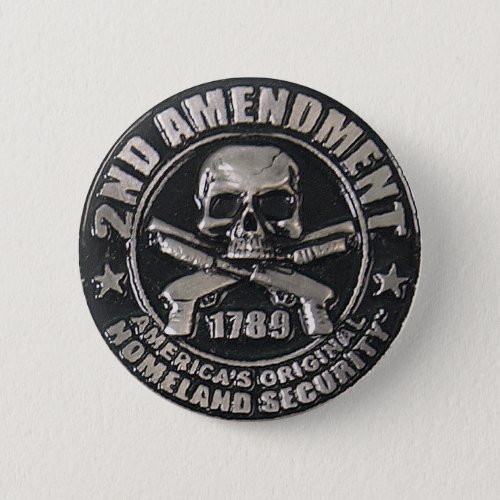 2nd Amendment Medal Button
