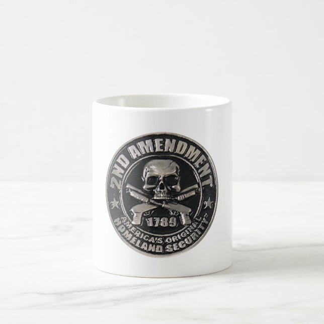 2nd Amendment Medal Coffee Mug (Center)