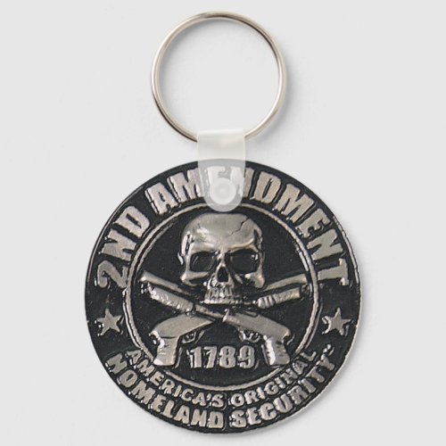 2nd Amendment Medal Keychain