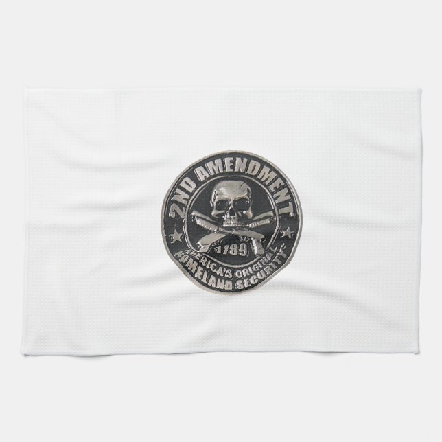 2nd Amendment Medal Kitchen Towel (Horizontal)
