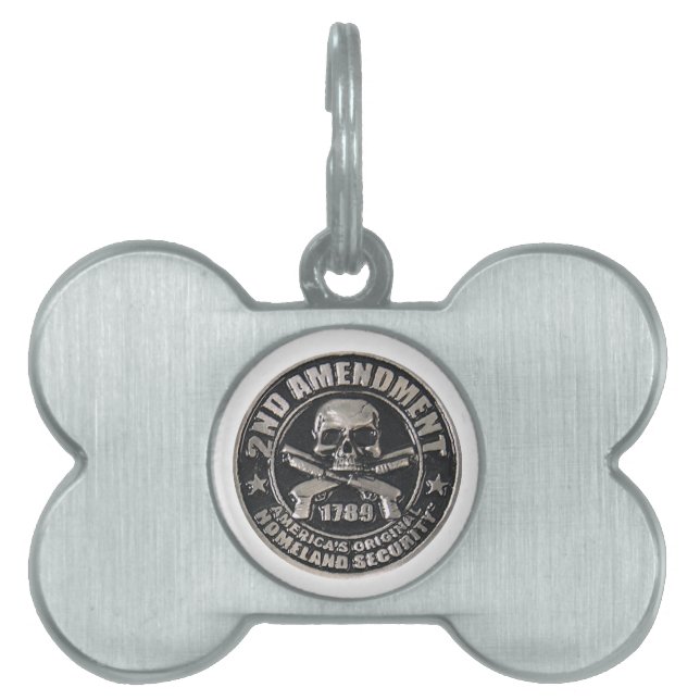 2nd Amendment Medal.png Pet ID Tag (Front)