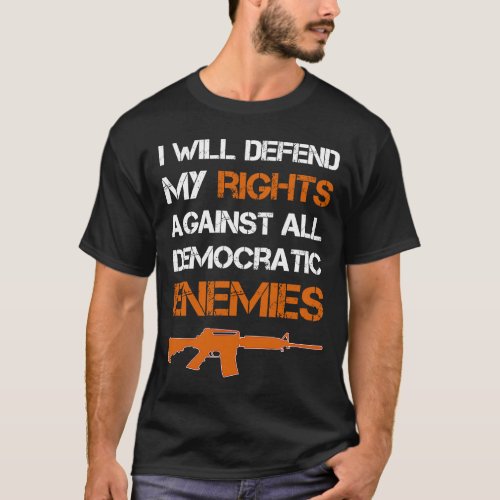 2nd amendment Pro Gun safe Defend the right 2nd am T_Shirt