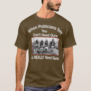 2nd Amendment Rights Native American Gun Control T-Shirt