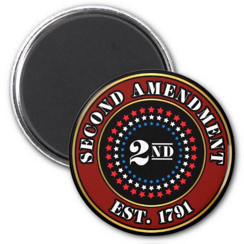 2nd Amendment Shield Magnet