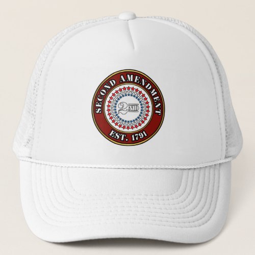 2nd Amendment Shield Trucker Hat