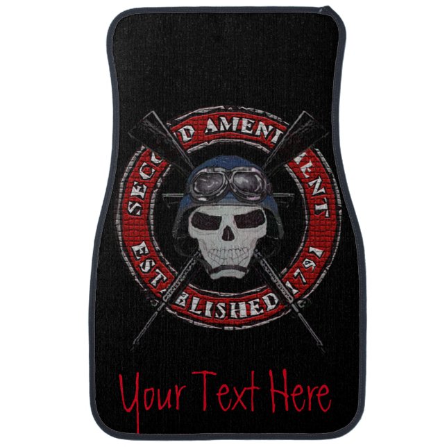 2nd Amendment (SkGo) Car Floor Mat (Front)