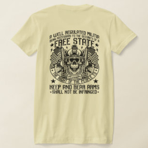 2nd Amendment Skull T-Shirt