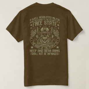 2nd Amendment Skull T-Shirt