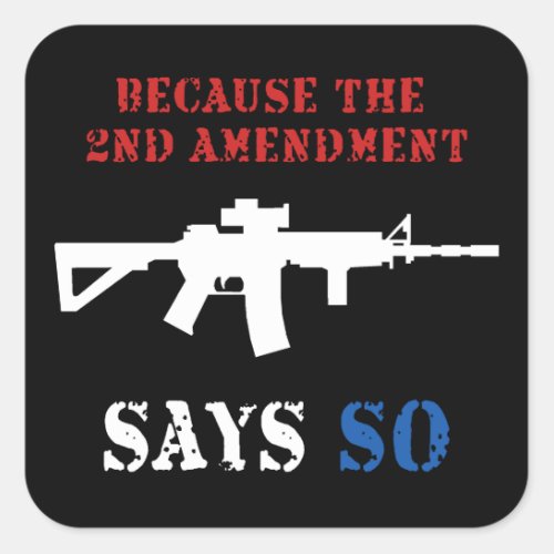 2nd Amendment Sticker