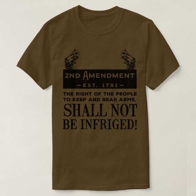 2ND Amendment T-Shirt (Design Front)