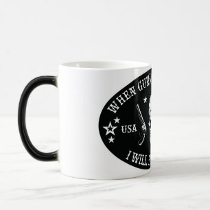 2nd Amendment Throw Pillow Color Morph Mug