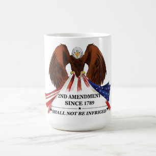 2nd Amendment Throw Pillow Color Morph Mug
