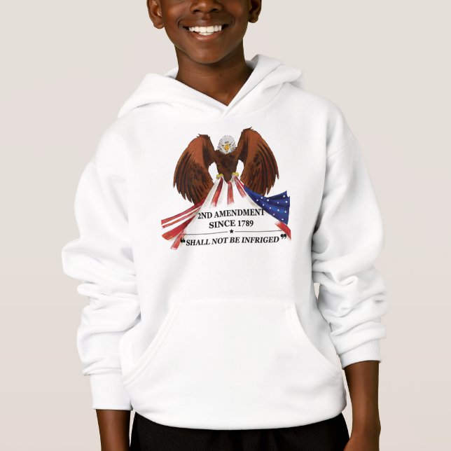 2nd Amendment  Throw Pillow Hoodie (Front)