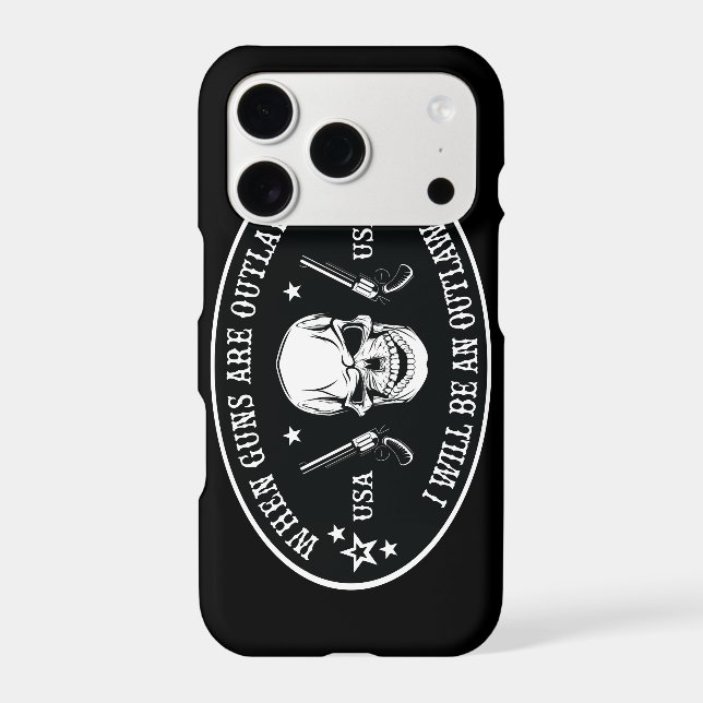 2nd Amendment  Throw Pillow Iphone Case (Back)