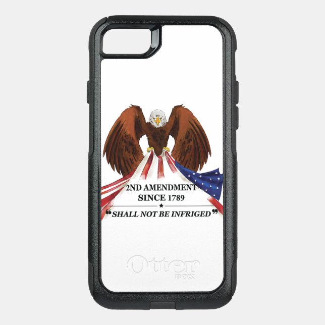 2nd Amendment  Throw Pillow Otterbox iPhone Case (Back)