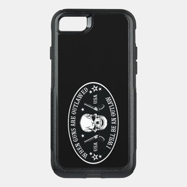 2nd Amendment  Throw Pillow Otterbox iPhone Case (Back)