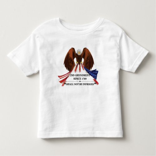 2nd Amendment  Throw Pillow Toddler T_shirt