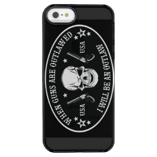 2nd Amendment  Throw Pillow Clear iPhone SE/5/5s Case