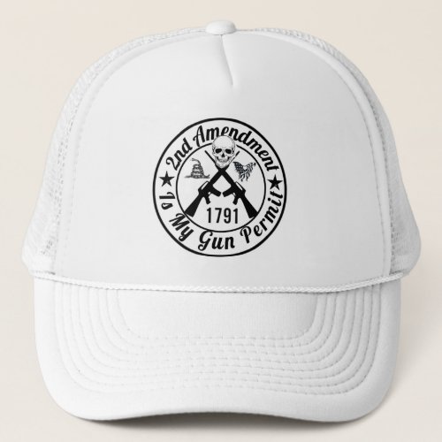 2nd amendment trucker hat