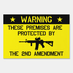 2nd Amendment Yard Sign