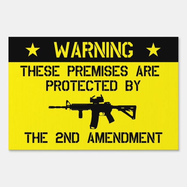 2nd Amendment Yard Sign (Front)