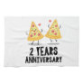 2nd Anniversary 2 Years Kitchen Towel