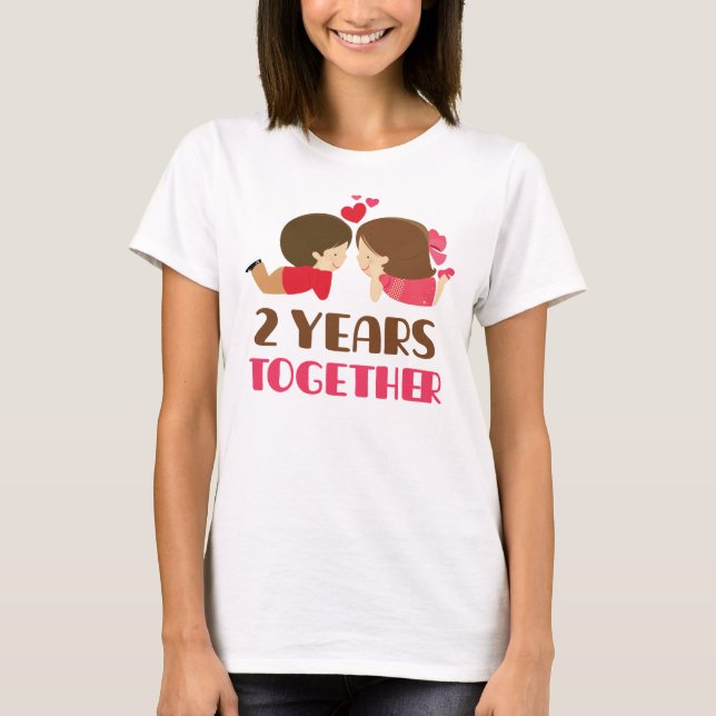 2nd Anniversary Gift For Her T-Shirt (Front)