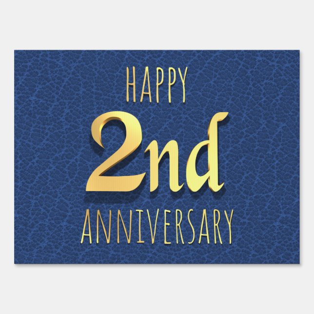 2nd Anniversary Sign (Front)