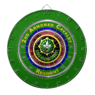 2nd Armored Cavalry Dart Board