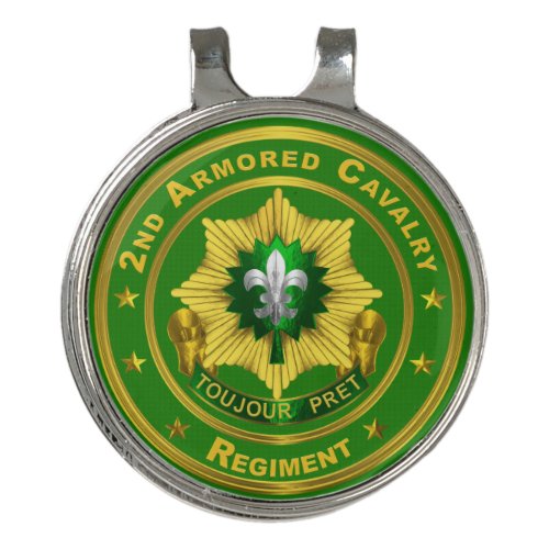 2nd Armored Cavalry Regiment 2nd ACR Golf Hat Clip